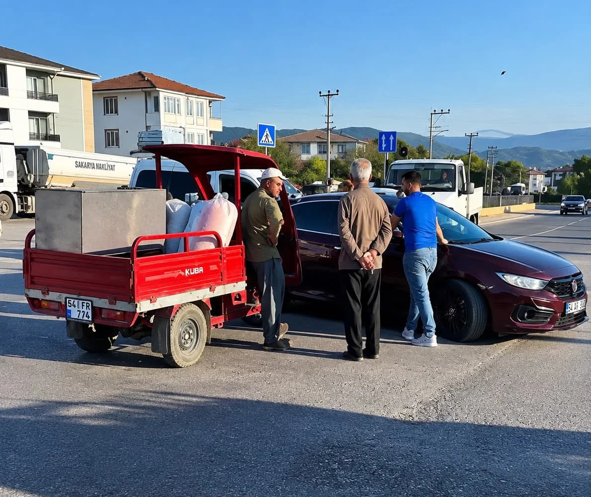🚨 Yine Aynı Yol, Yine Kaza! Kazaların Ardının Kesilmediği Yolda İki Araç Çarpıştı!
