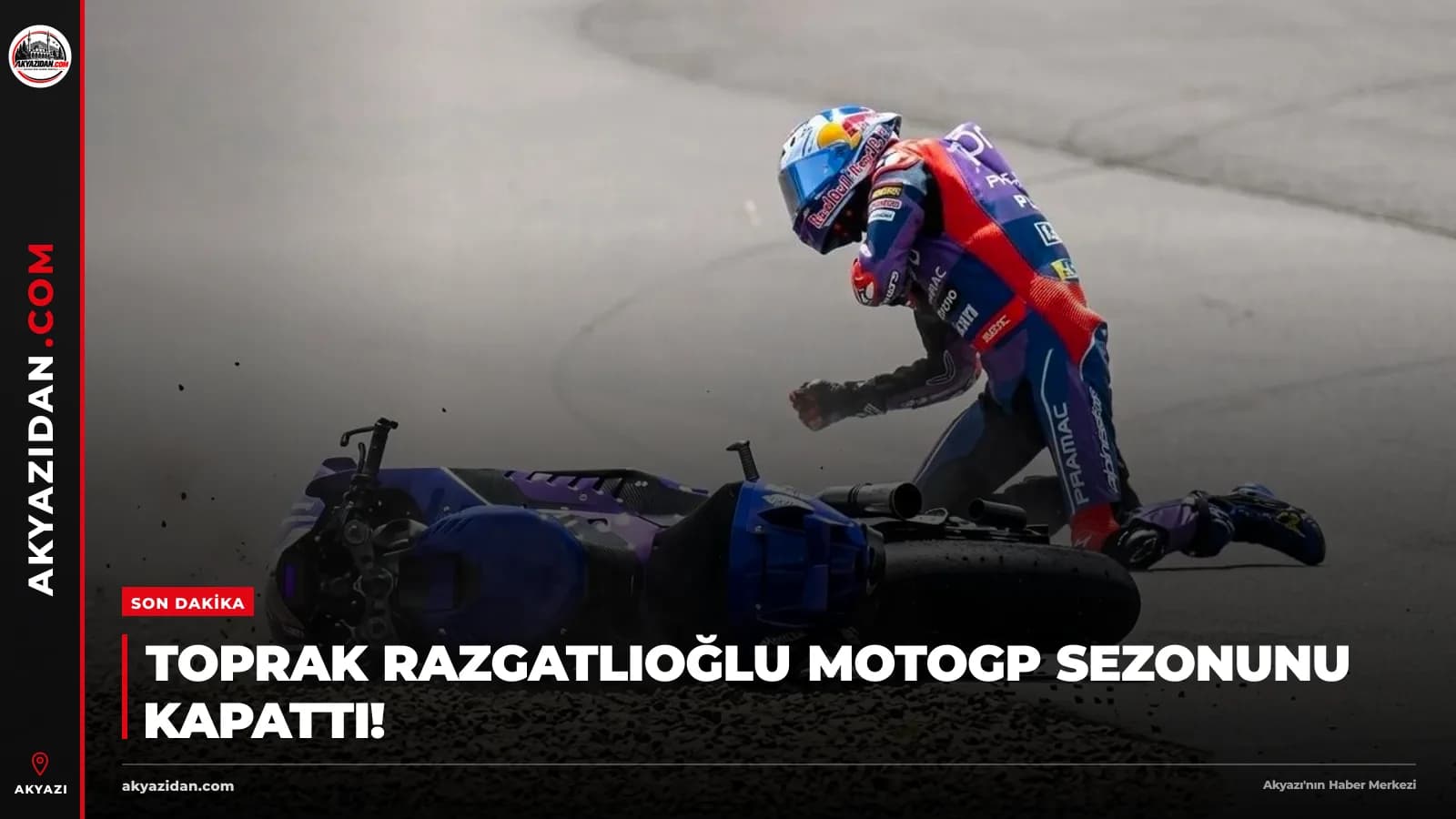 SON DAKİKA: Toprak Razgatlıoğlu MotoGP Sezonunu Kapattı!