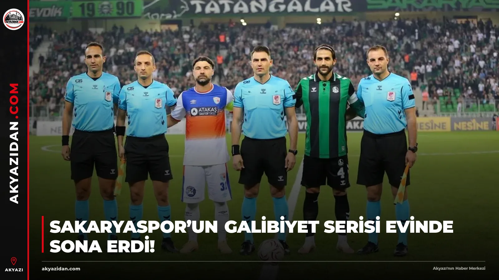 Sakaryaspor’un Galibiyet Serisi Evinde Sona Erdi!